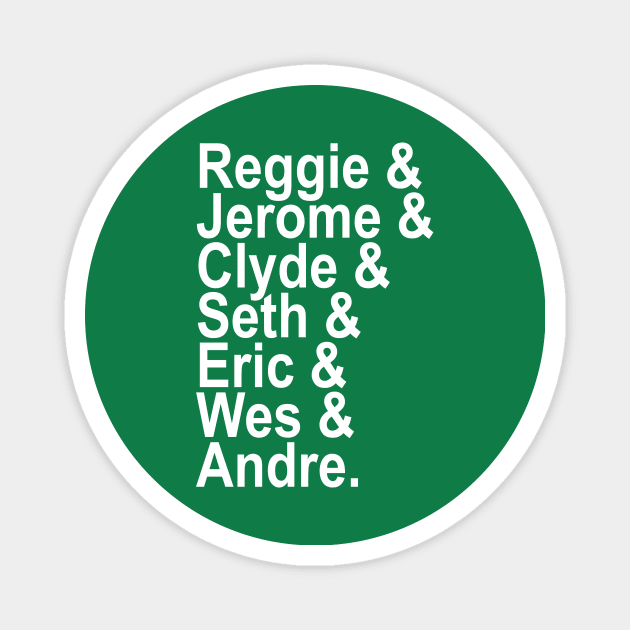 The Great Names of the Gang Green Defense of the Philadelphia Eagles Magnet by Retro Sports